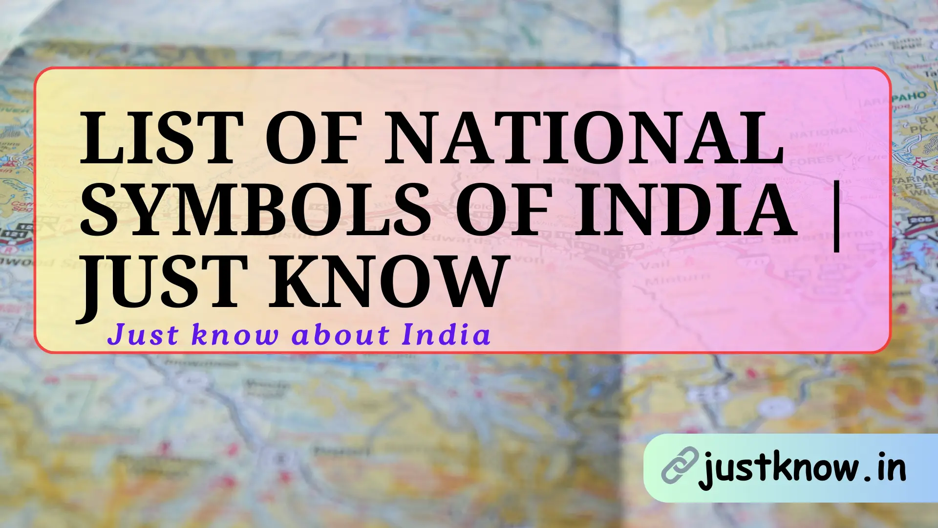List of National Symbols of India